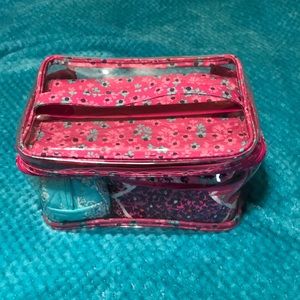 Vera Bradley travel cosmetic cases
